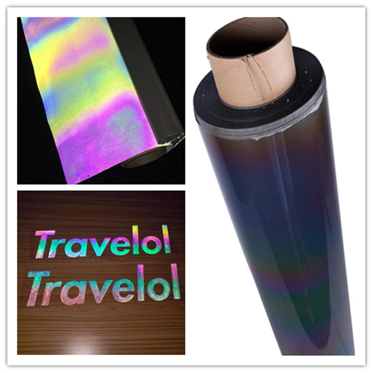 Wholesale Rainbow Reflective Heat Transfer Vinyl for Textile