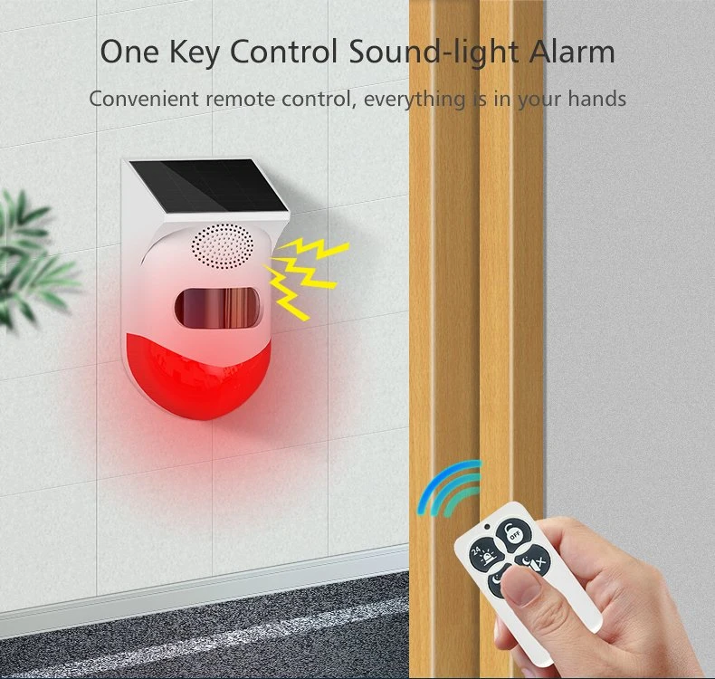 Solar Panel Power WiFi Wireless Human Movement Detector Burglar Alarm Infrared Sensor PIR by Mobile Tuya Remote for Smart Home Security Control System