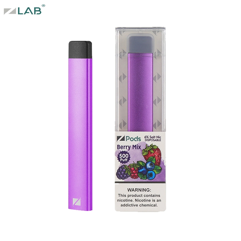 Zlab Original 500 Puffs for Disposable/Chargeable E-Cig Vape Pen Berry Mix Flavors Disposable/Chargeable Ecig