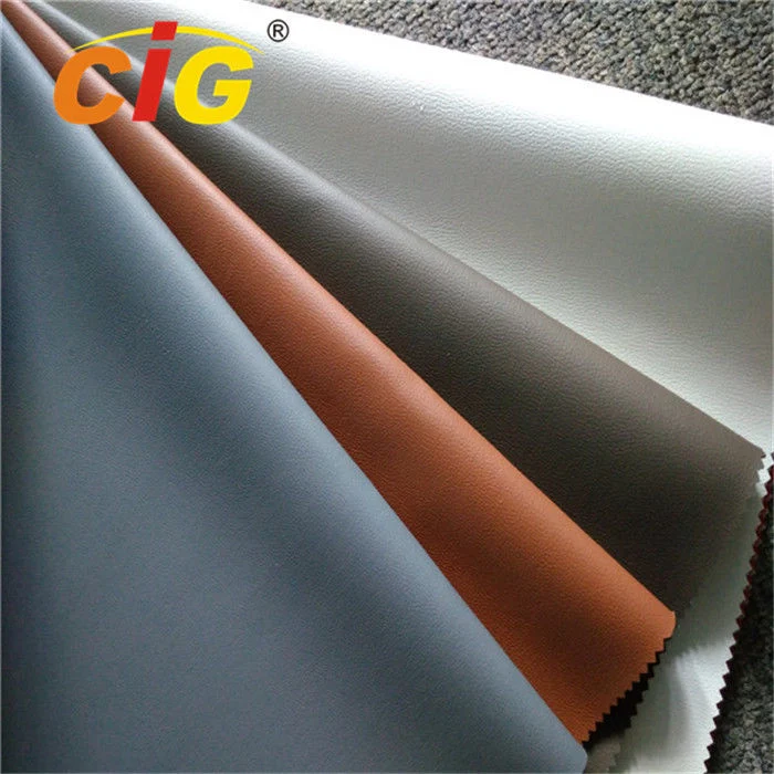 Cuero de PVC impermeable anti-UV de la antracita