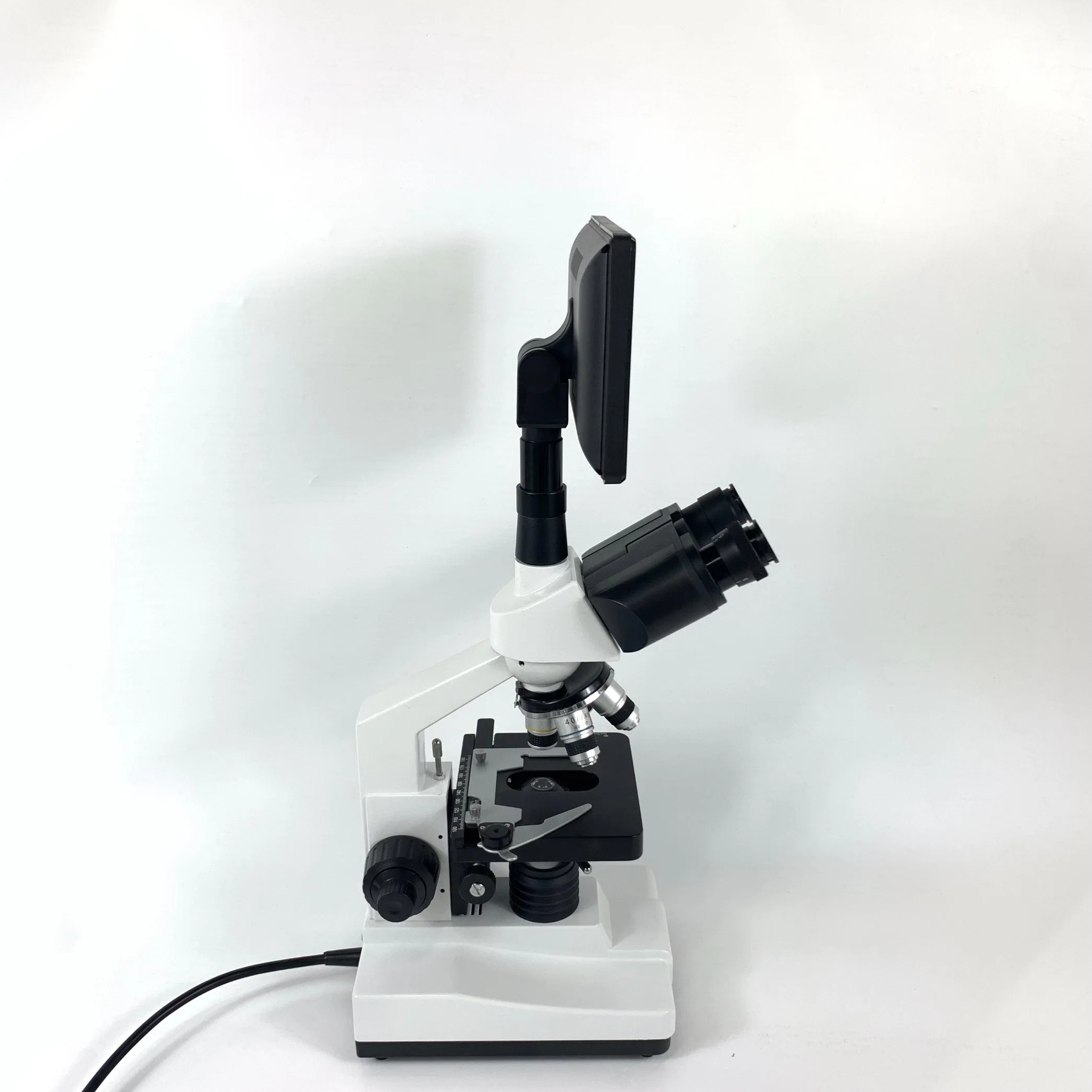 7inch Digital Screen Professionelles Trinokulares Biologisches Mikroskop