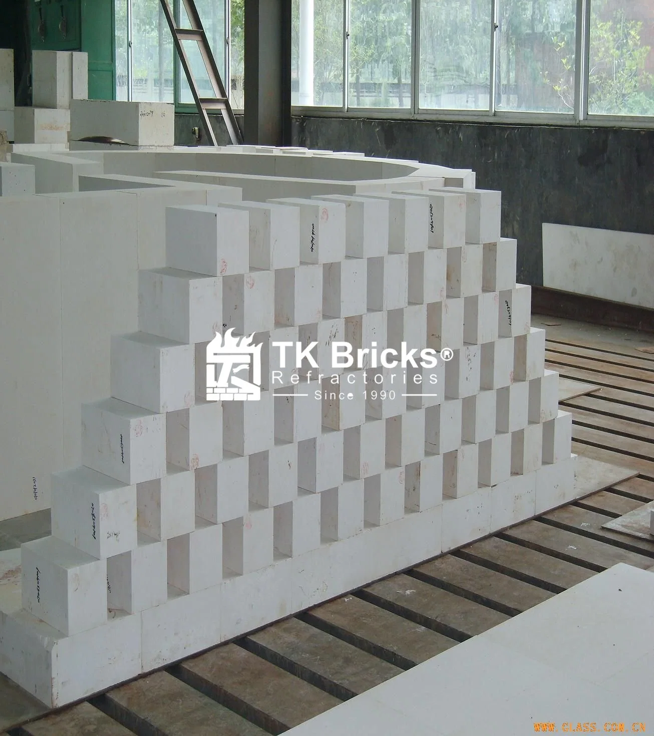 Fused Cast Azs 33 Firebrick Brique Refractaire for Glass Fusing Kiln