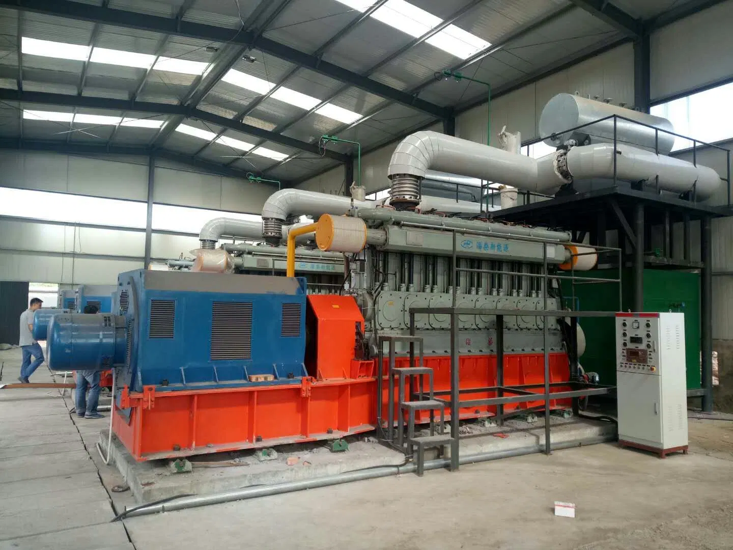 La biomasa biogas metano generador motor Syngas generador de energía