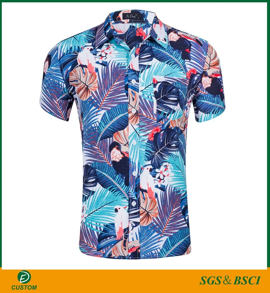 Original Factory Full Printing Casual Shirts with Competitive Price