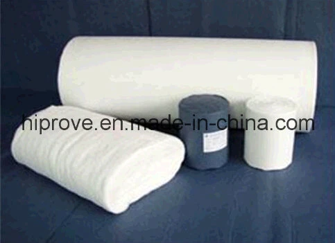 Ht-0517 100% Bleached Cotton Medical Absorbent Gauze Roll