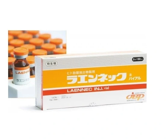 Japão Laennec placenta humana STEM Cell Injection Pigmentations Laennec placenta Regeneração rejuvenescedora da pele Anti envelhecimento Whitening vitamina Melsmon