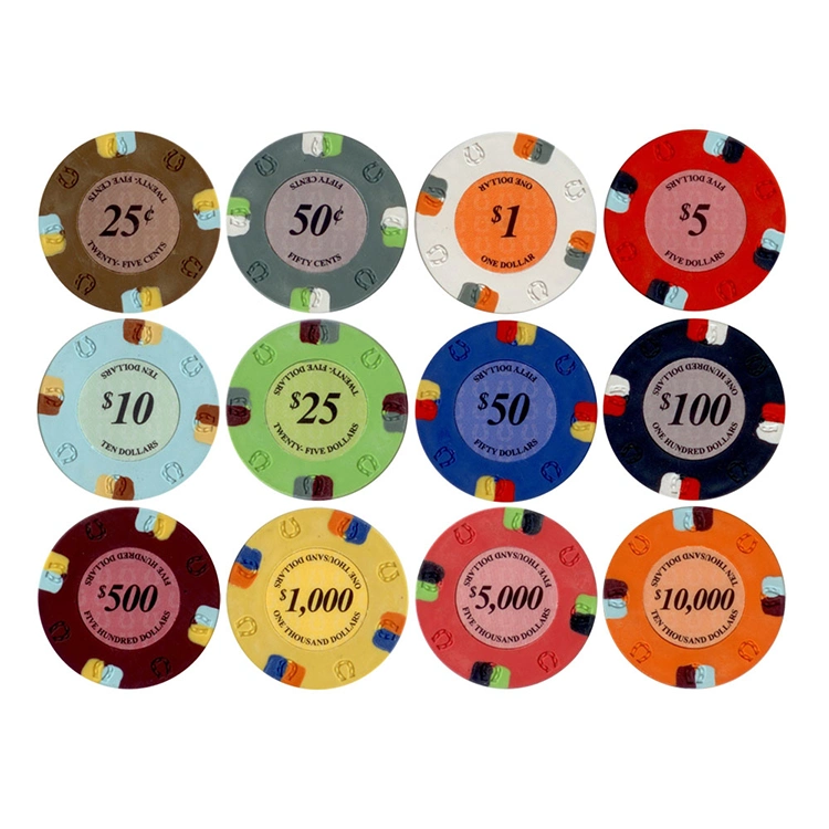 Gambling with Box Clay ABS Custom Casino Ceramic Poker Chip