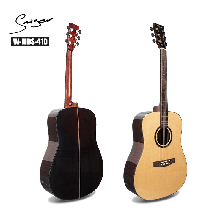 Wholesale/Supplier Solid Wood Dreadnought Acoustic Guitar Made in China