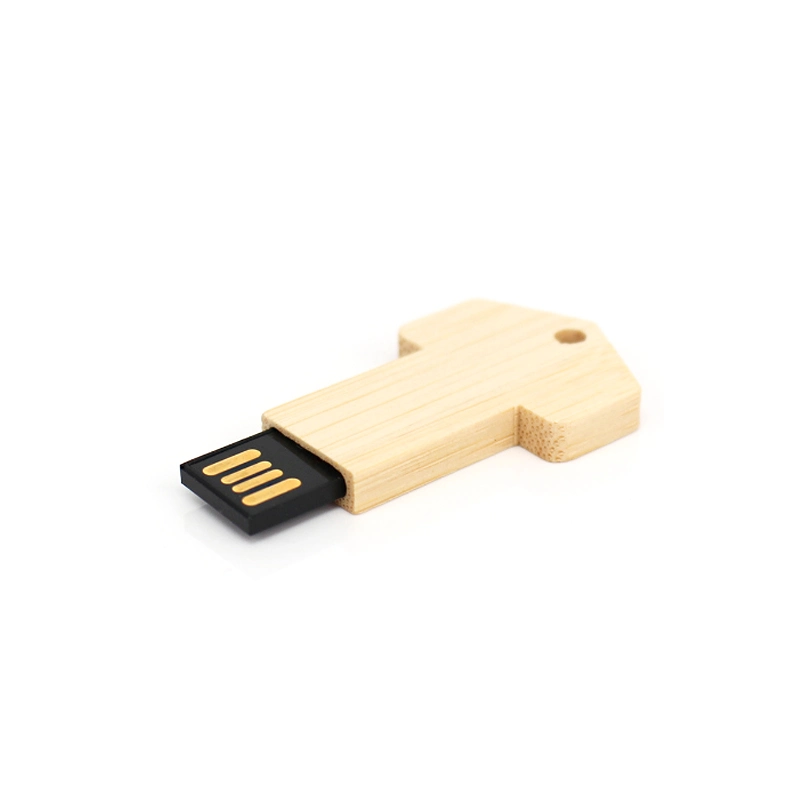 Wood Bamboo Eco USB Flash Drive USB 2.0 Logo Customized Arrow Shape USB Flash Disk