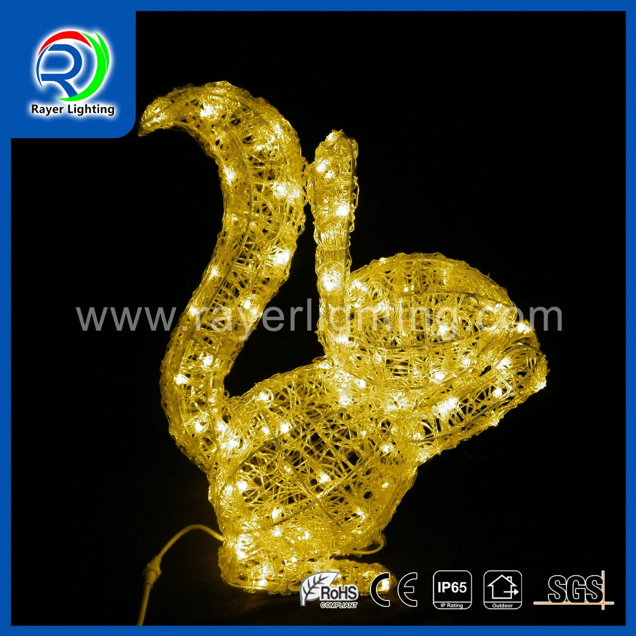 Christmas Gift Light High Waterproof Lights Decoration Animal Lantern for Children LED Motif Light