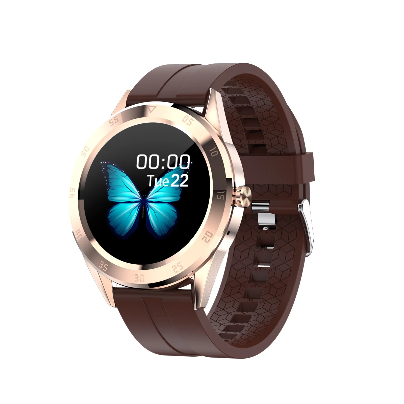 SmartWatch Hombre Mujer compatible con Bluetooth Smartwatch ritmo cardíaco Fitness seguimiento Deportes Pulsera