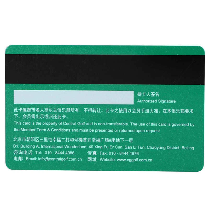 OEM Factory Double-Sided Printed Ntag213 Ntag216 Chip Card with Signature Bar