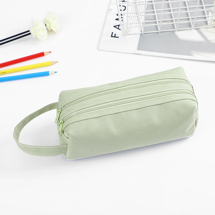 Wholesale/Supplier New Student Hand-Held Stationery Pen Bag Colorful Oxford Pencil Case