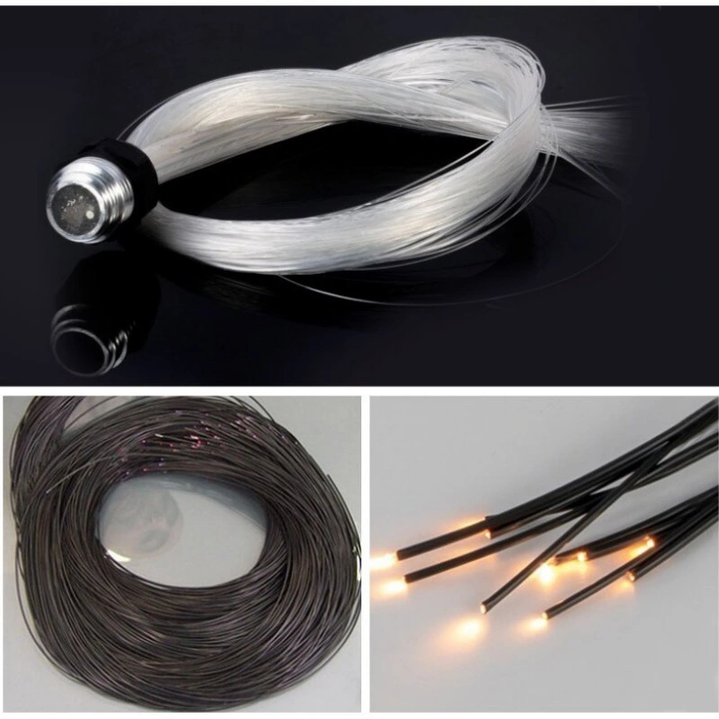 0.75mm 1.0mm 2.0mm End Glow Light Plastic Fiber Optic Cable