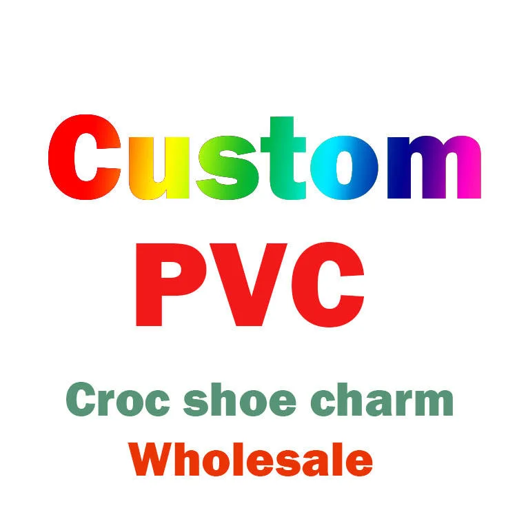 Échantillon gratuit de breloques Croc en PVC en gros personnalisées, breloque de chaussure personnalisée, personnalisation de breloques personnalisées.