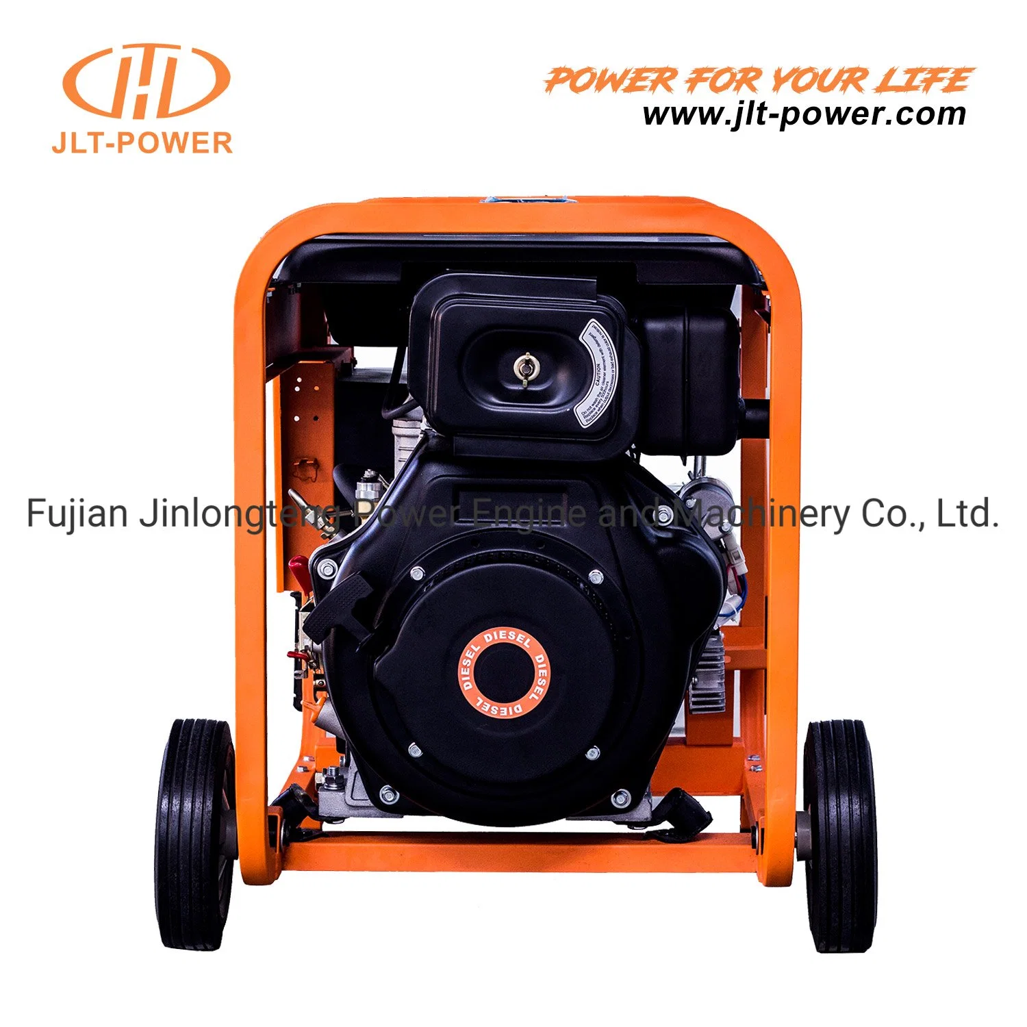 Small Open Frame Kipor Type Diesel Generator Low Price Portable Mobile Power 2kw 2kVA 5kw 5kVA 6kw 6kVA 7kw 7kVA with Key Start, Hand and Wheels