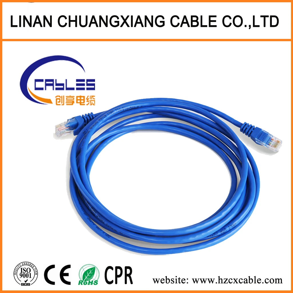 Cable de datos Cat5e cable de conexión cable LAN con estándar RJ45 Cable de red de cable de cobre para equipos de comprobación Fluke