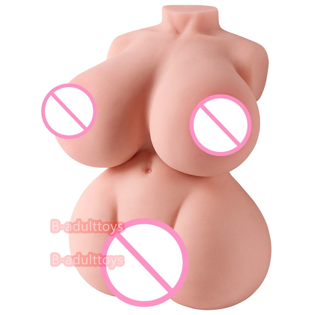 2023 Top Quality Life Size Love Doll Half Body Artificial Vagina Anal Sex 3.5kg Nipples with Holes for Sex