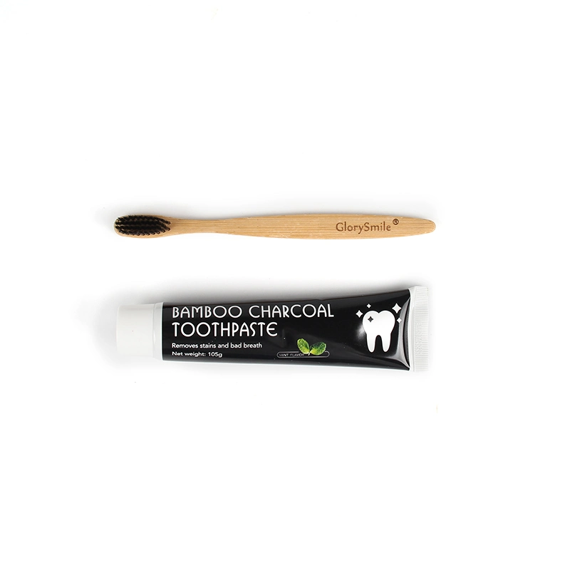 Best Whitening Bamboo Charcoa Toothpaste and Toothbrush Combined for Adults Oral Care