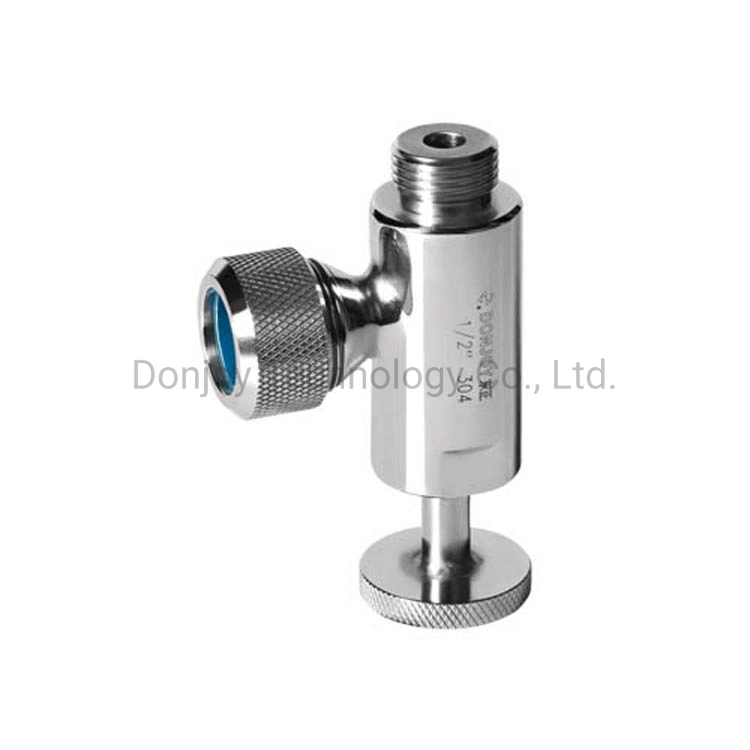 Stainless Steel Thread Sampling Valve with Elliptic Type Handle Wheel