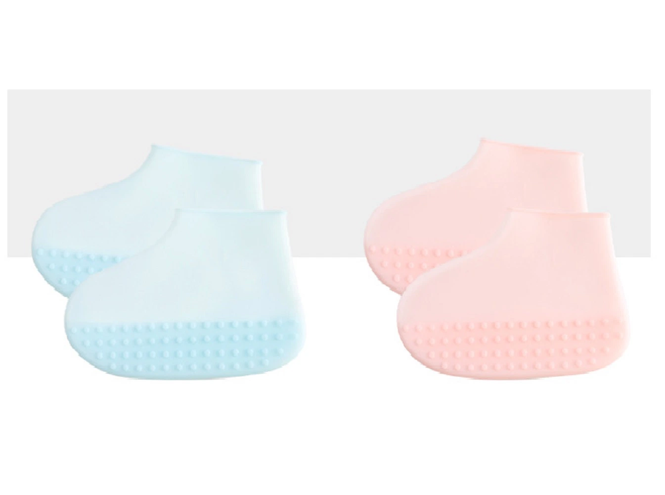 Chuva de silicone para sapatos Sapata reutilizável abrange impermeável ao ar livre antiderrapagem equipamento túnicas para as crianças, as mulheres, os homens a ESG17251