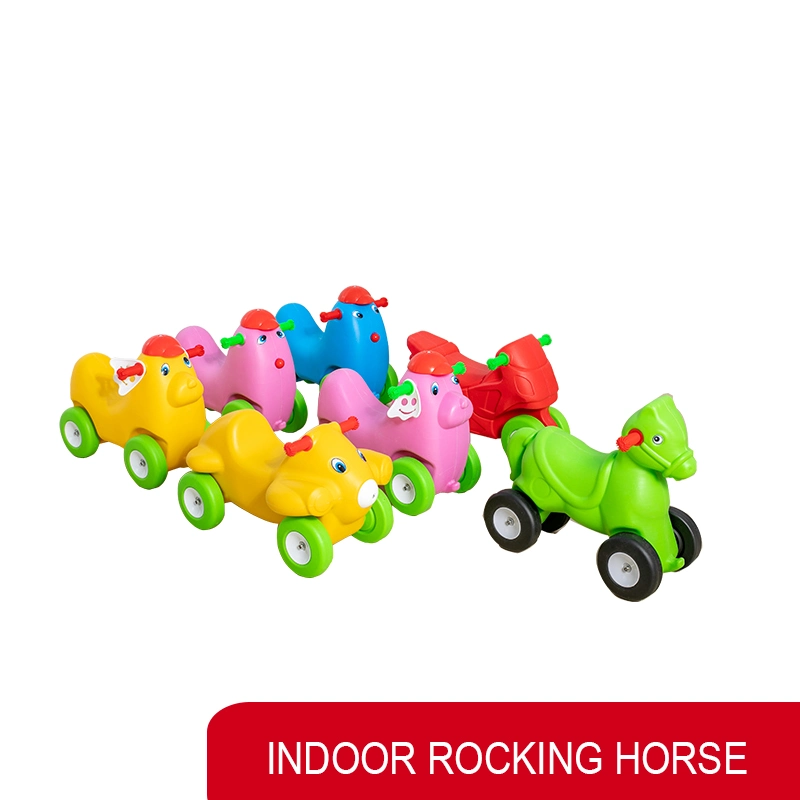 Пластмассовые игрушки качающаяся лошадь телец езды на машине игрушка