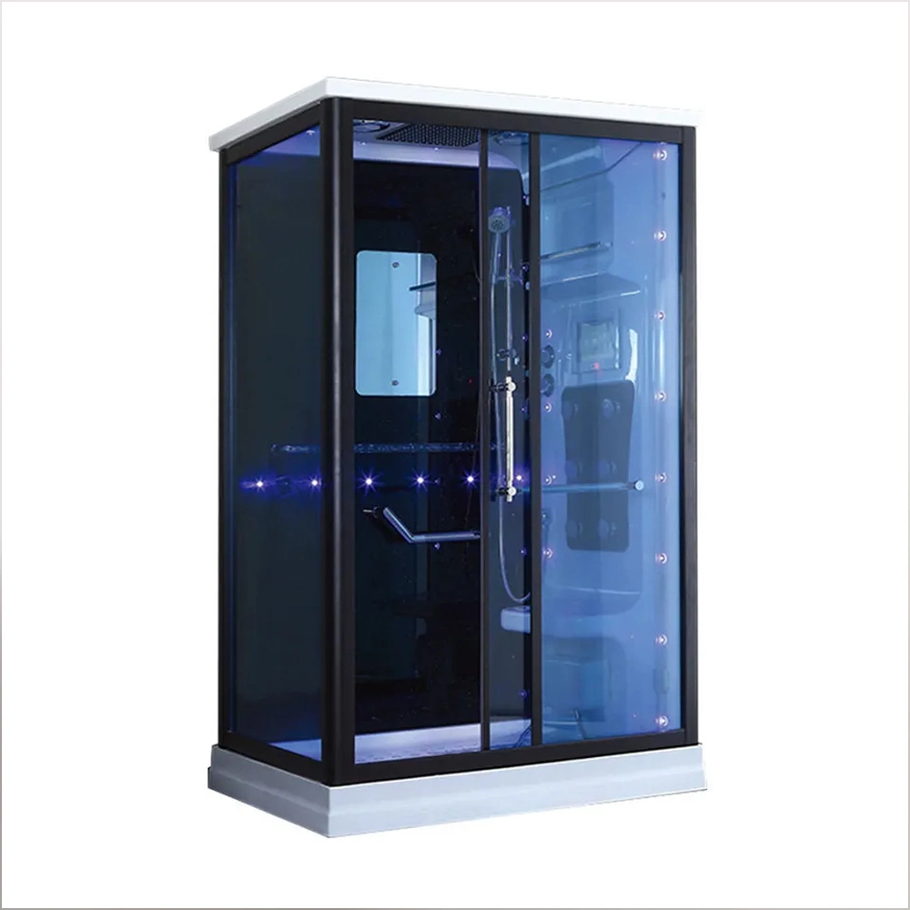 1200X900mm Simple Design LED Light Shower Room Steam Cabinet