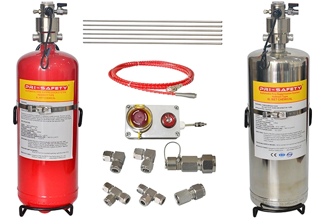 12L Wet Chemical Kitchen Fire Suppression and Ventilation System