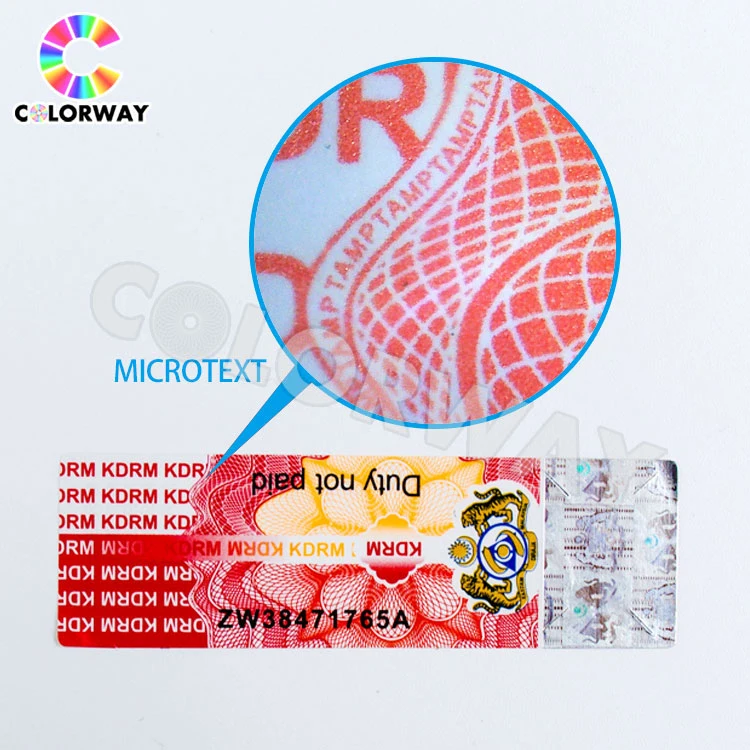 Custom Magnetic UV Light Change Fluorescent Watermark Security Anti-Fake Voucher/Ticket/Coupon Paper Printing