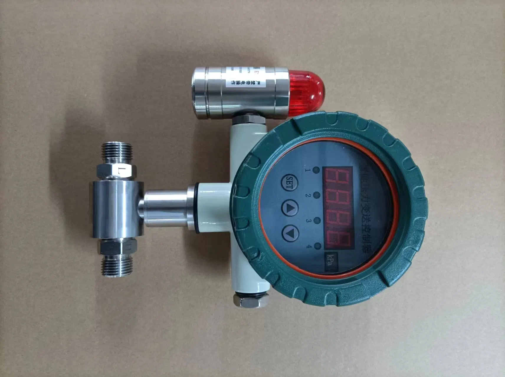 Differential pressure alarm switch controller