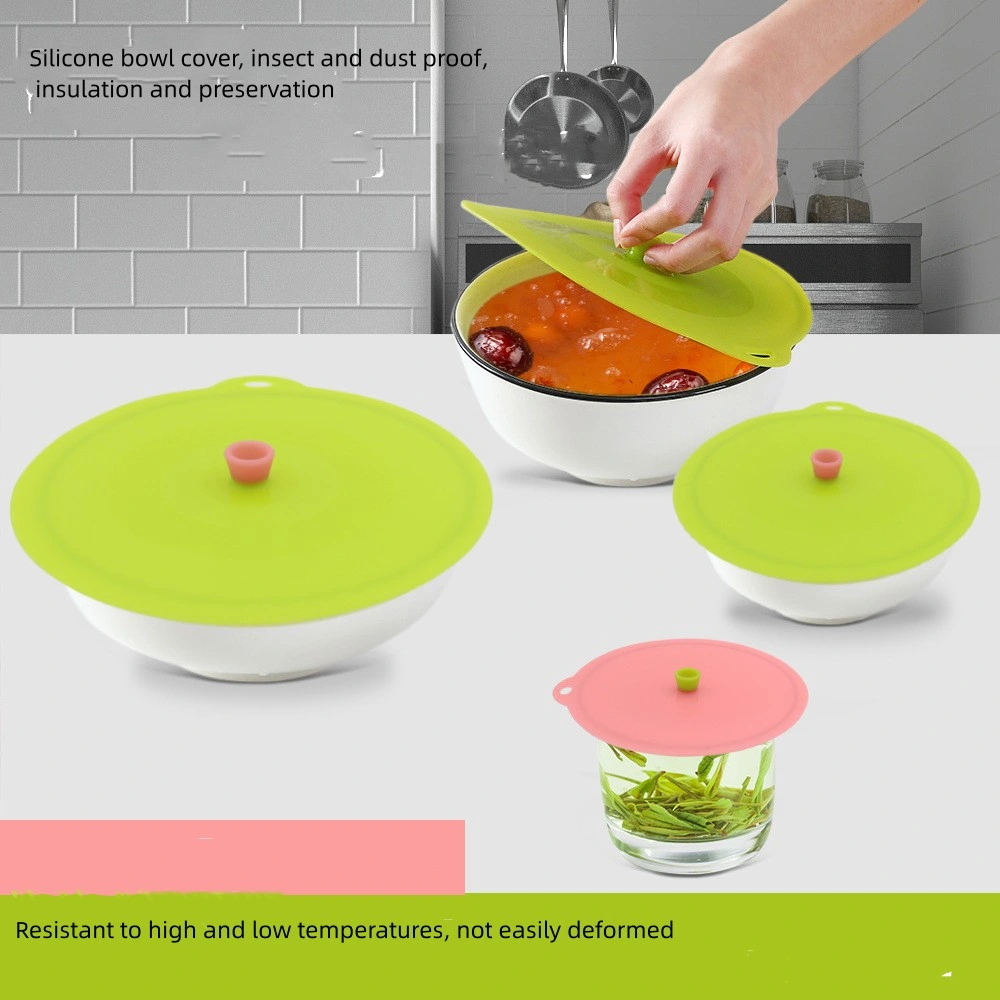 OEM ODM Leak-Proof Dustproof Silicone Microwave Cover Silicone Suction Pot Covers