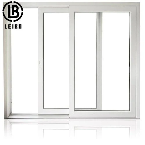 UPVC/PVC Cristal doble ventana deslizante de plástico con alta calidad