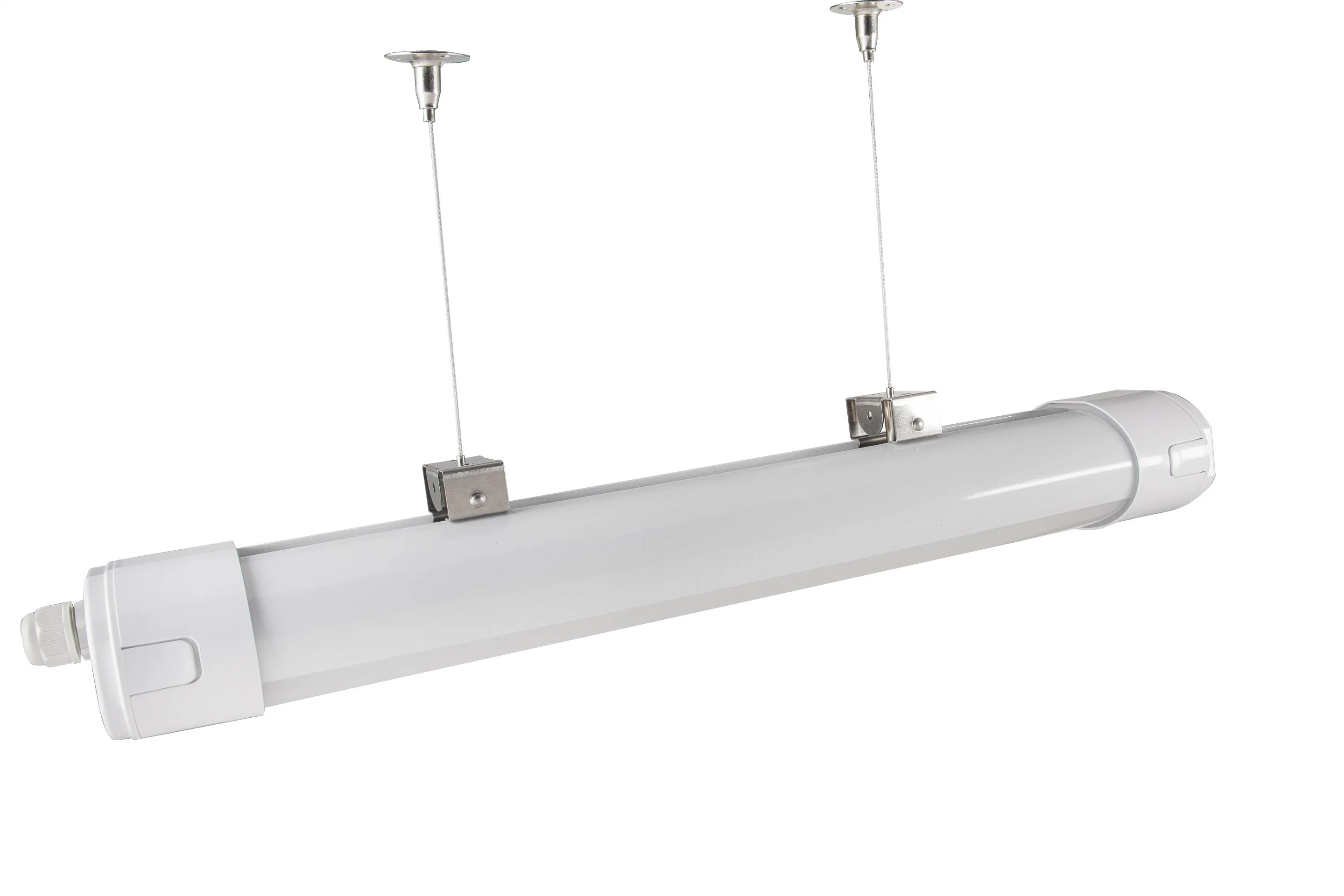 4FT 50W 100lm 130lm 150lm Smart Triproof LED Linear Lighting with Emergency IP66 IP69K