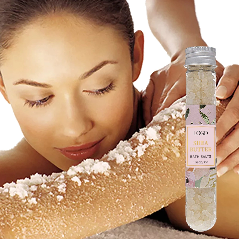 Shower Bulk Gel Exfoliating Whitening Body Packaging SPA Scrub Bath Salt