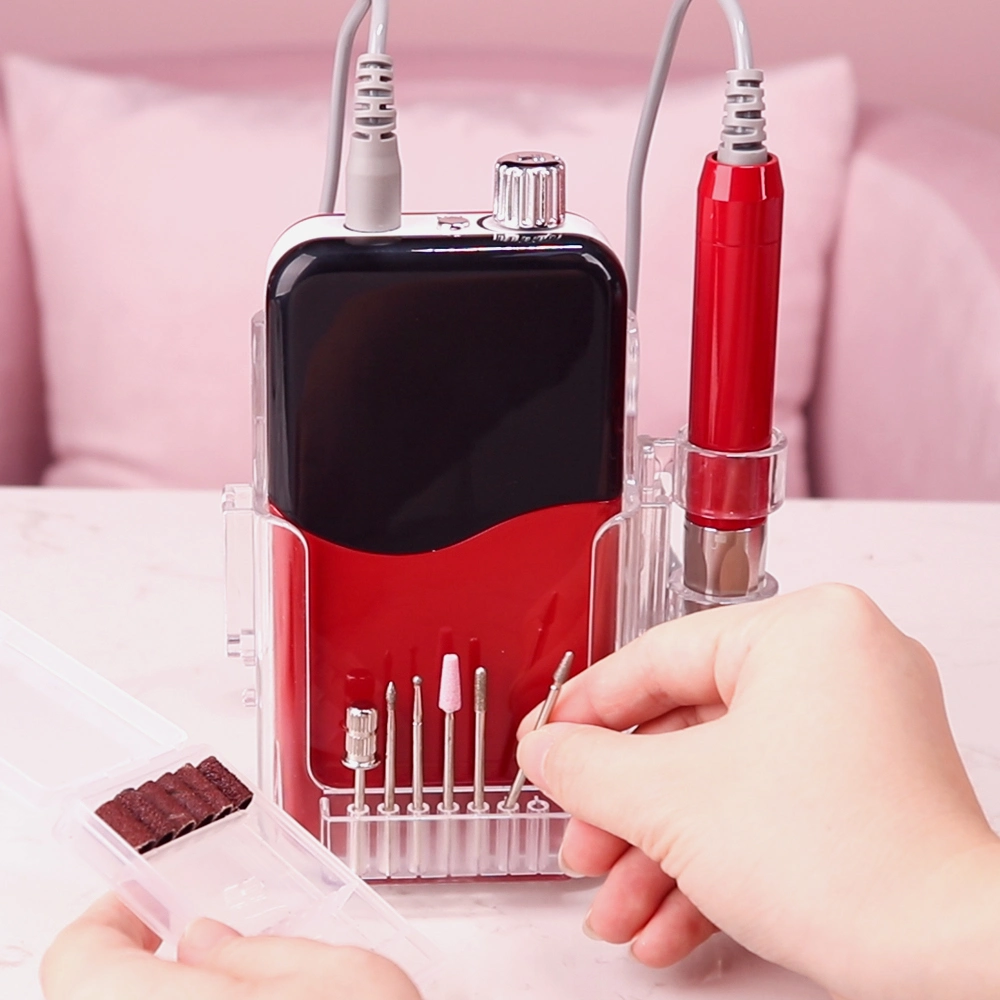 Free Logo Customized High Speed Powerful 35000rpm Nail Drill Digital Nail Art Drill with Diamond