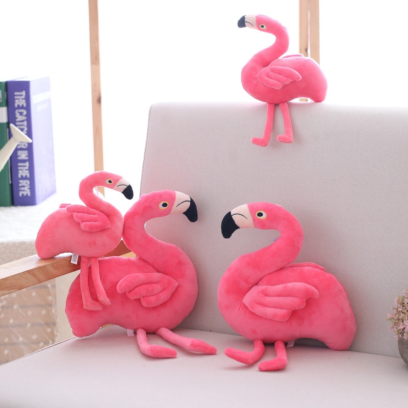 Peluche Flamingo Toys relleno Bird muñeca suave Rosa Flamingo niños Juguetes