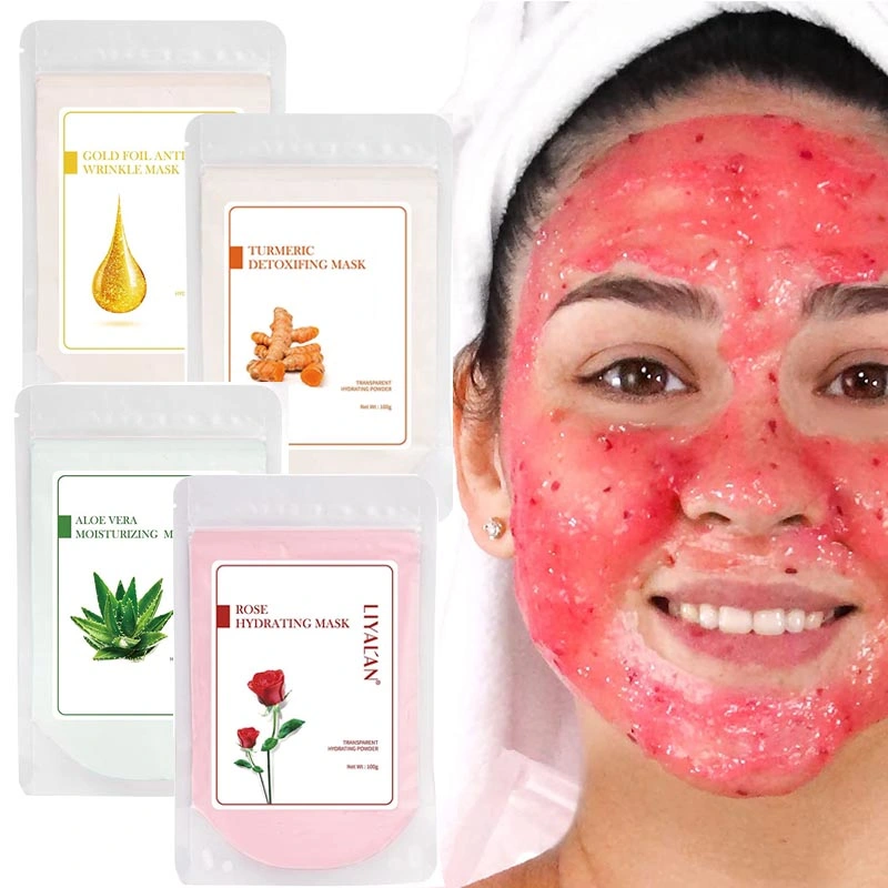 OEM Face Whitening Skin Care Clean Peel off Jelly Rubber Facial Mask Powder