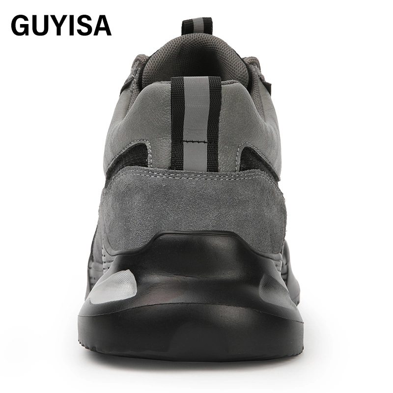 Guyisa Brand Stylish Safety Shoes Casual Outdoor Rubber Bottom Safety Shoes