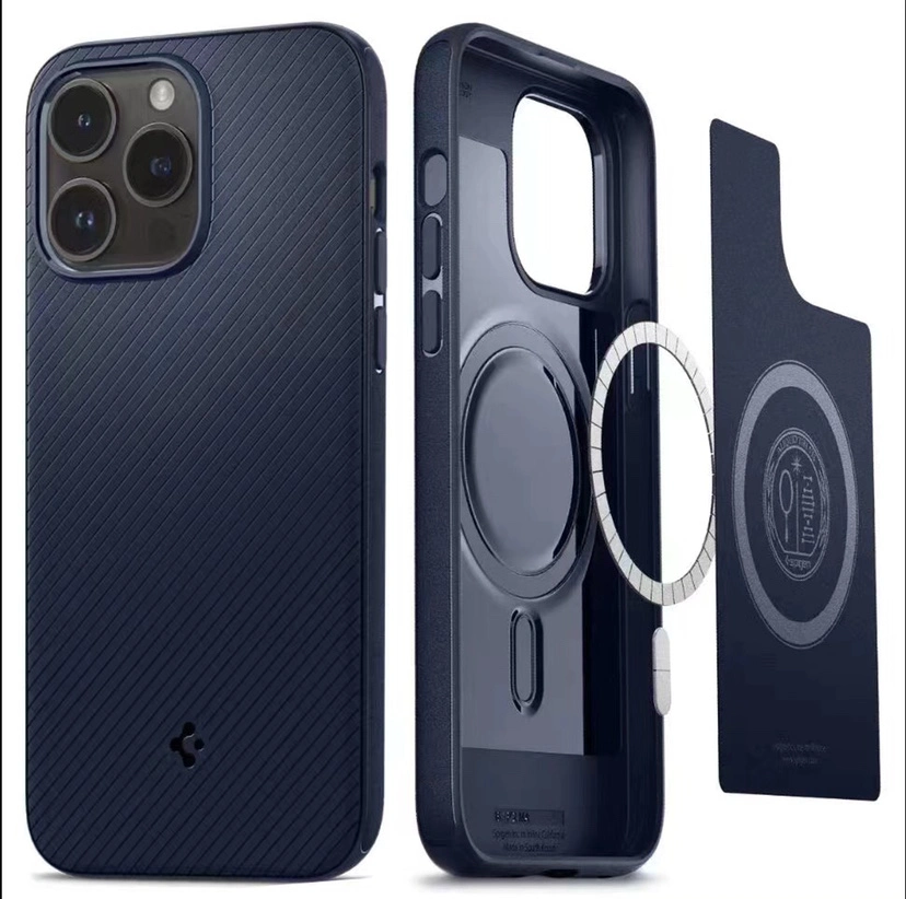 Spigen Mayorista/Proveedor de accesorios de telefonía móvil celular móvil de la armadura resistente para I Phone 12/13/14 Pro Max de plástico antichoque I Phone