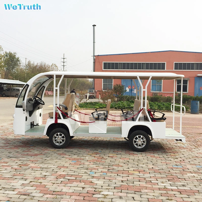 Wetruth 6-8 Sitzer geschlossene Tour Electric Sightseeing Car Golf-Sightseeing-Car mit Türen