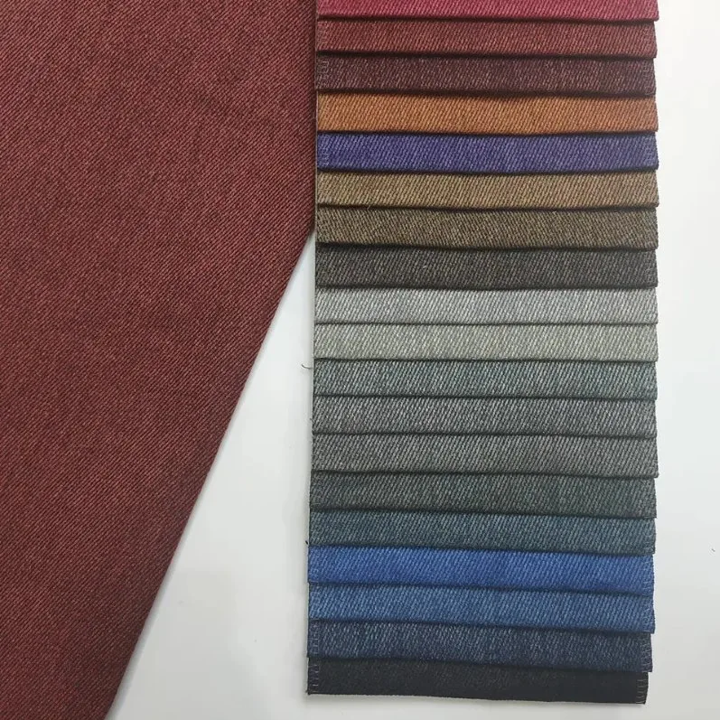 Factory Wholesale/Supplier China Plain 100% Polyester Imitation Linen Curtain Fabric