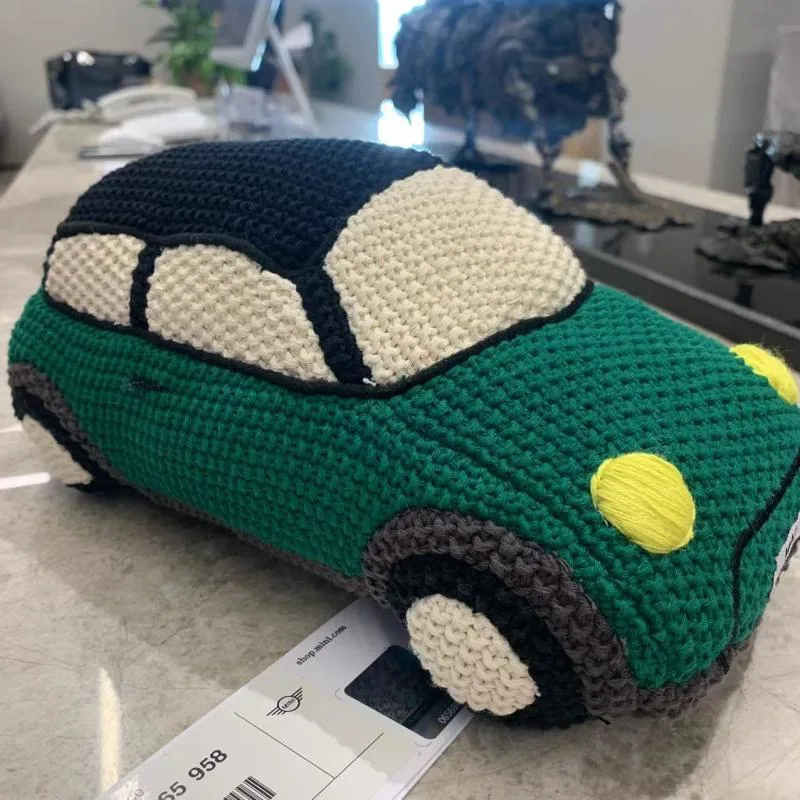 New Car Plush Toy Knitted Toy Car Model
