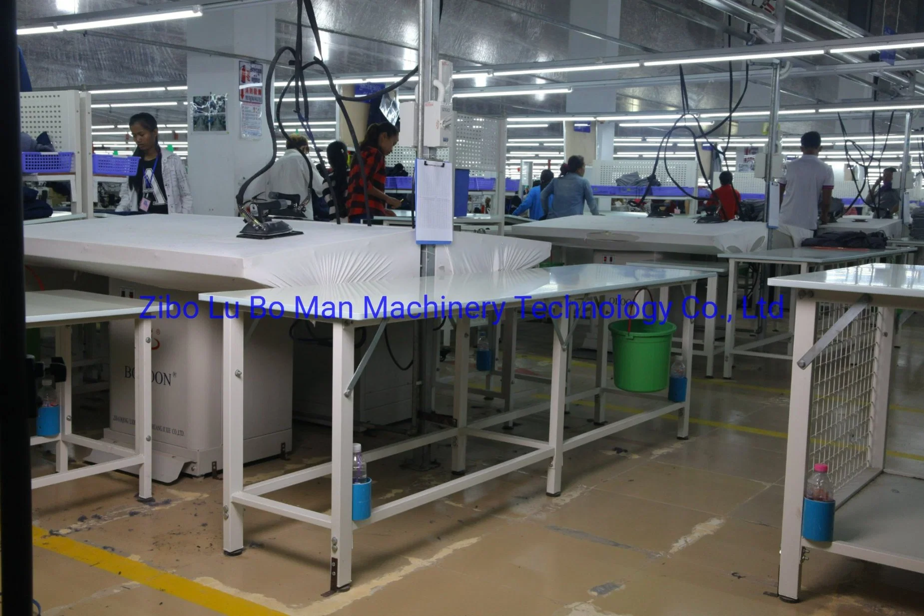 Fabric Table Packing Table Steel Table for Garment Factory