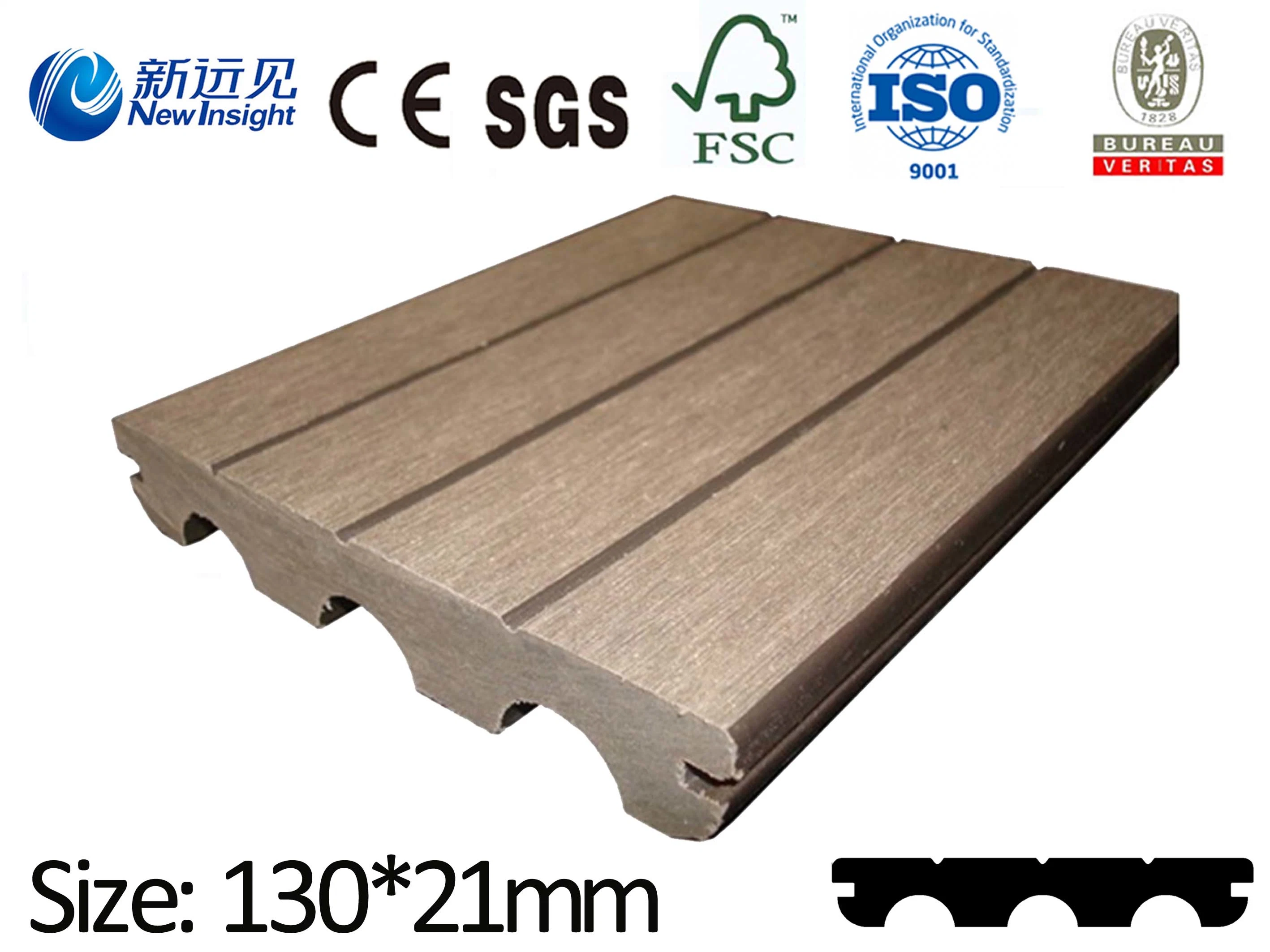 New Style Easy Installing Wood Plastic Composite Decking Boards for Outdoor Decoration