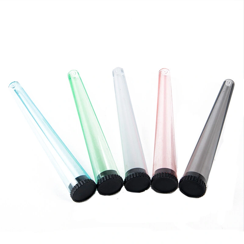 Factory Supply Pre Roll Tubes Empty Plastic PP Squeeze Child Resistant Smell Proof Tubes Pop Top Tubes