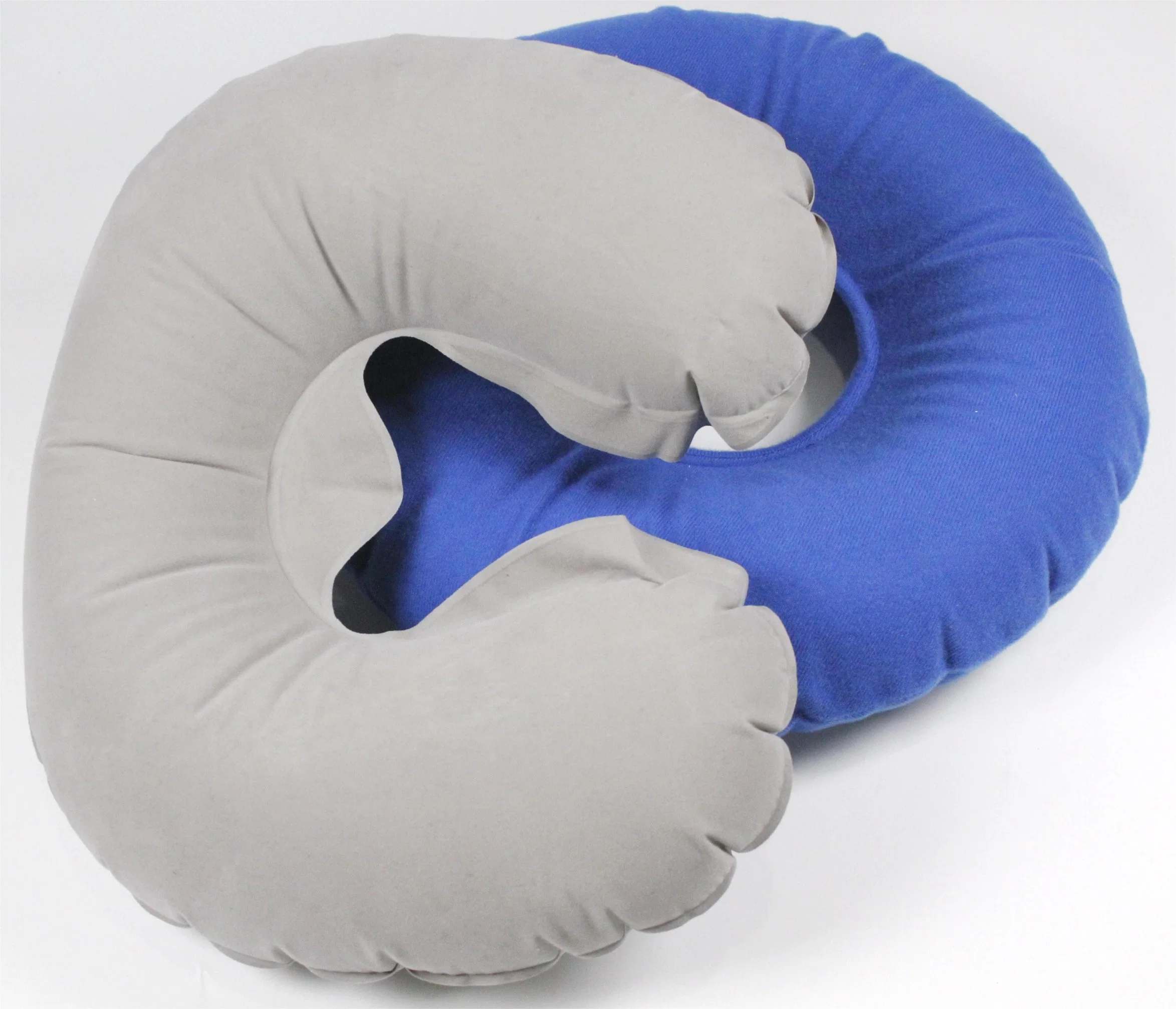 Toprank Original Factory Low Price Flocked Air Inflatable Camping Pillow Travel Self for Promotion Gift