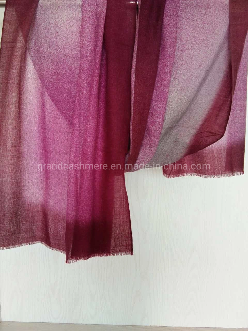 Lady's Silk Cashmere Ombree Shawls