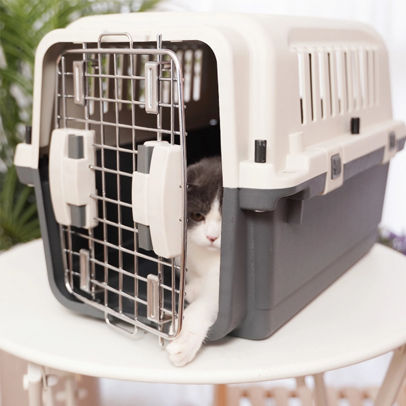 Iata-Zulassung Haustier Hund Carrier Flugreisen Tragbare Katze Transport Transportbox