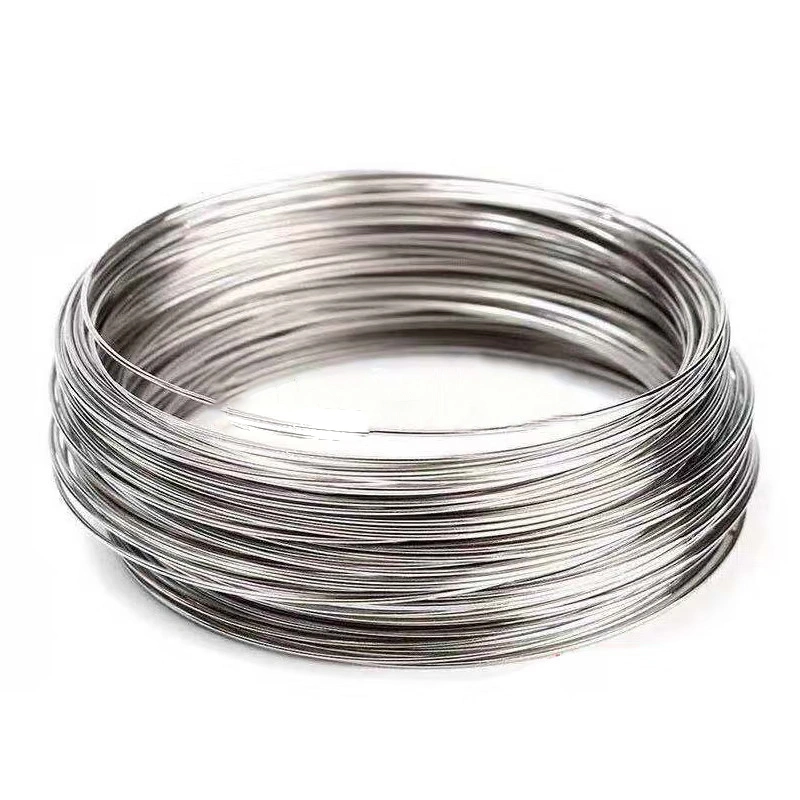 Factory Direct Sale 201 304 321 Microns Stainless Steel Fine Wire for Textile