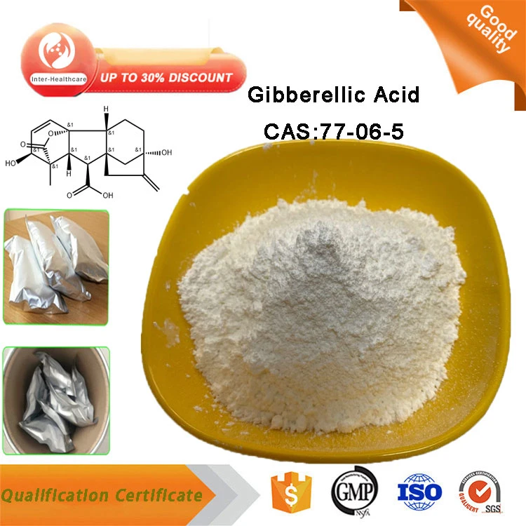 Ácido giberélico de elevada pureza em pó CAS 77-06-5 para o ácido giberélico Orgânico intermediário